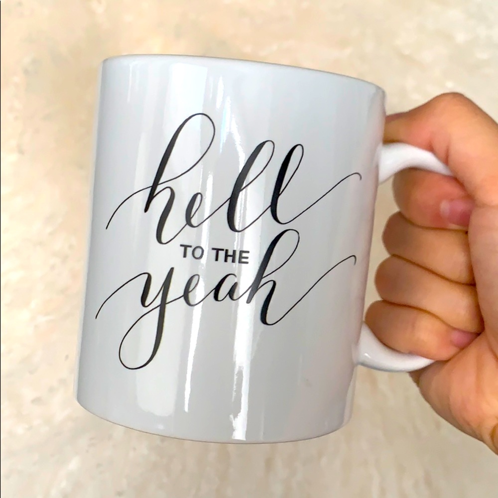 Calligraphy Mug by influencer Crooked Calligraphy